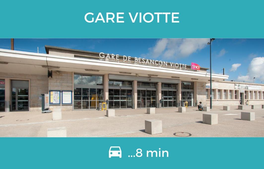 Nouveau - Grande Terrasse - L'Horloge - Calme - Home-One Besançon Zewnętrze zdjęcie